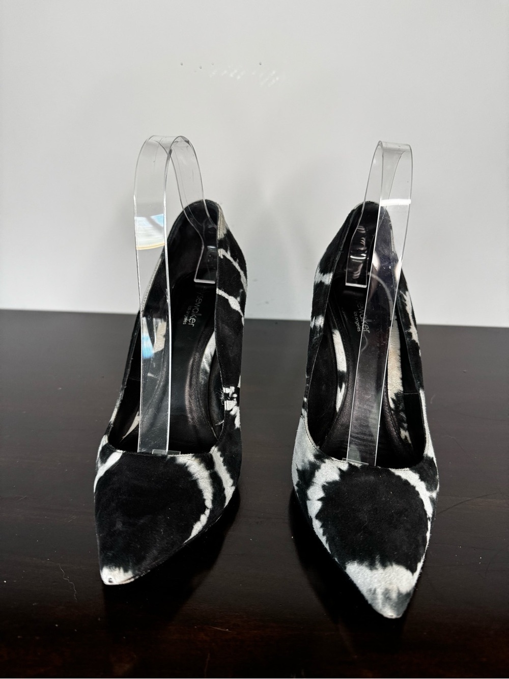 ARCHIVAL Elyse Walker Tie-Dye Calf Hair Pointed Toe Pumps - Picture 3 of 7